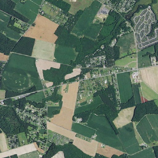 Aerial imagery of Drawbridge School, DE