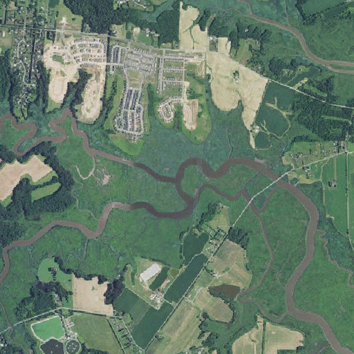 Aerial imagery of Drawyer Creek, DE