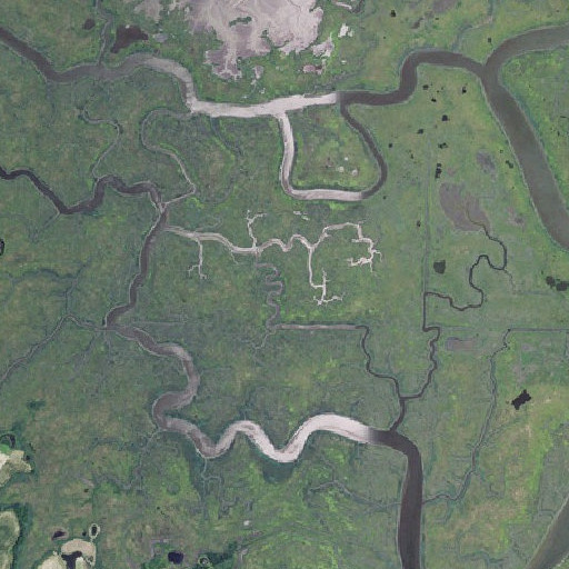 Aerial imagery of Drum Gut, DE