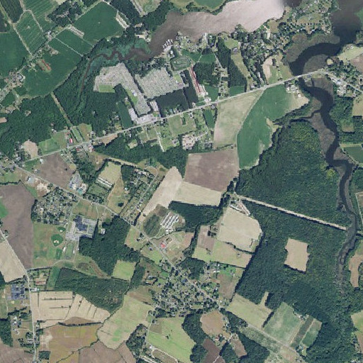Aerial imagery of Dumpling Neck, DE