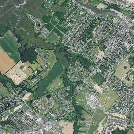 Aerial imagery of Ebenezer Branch, DE