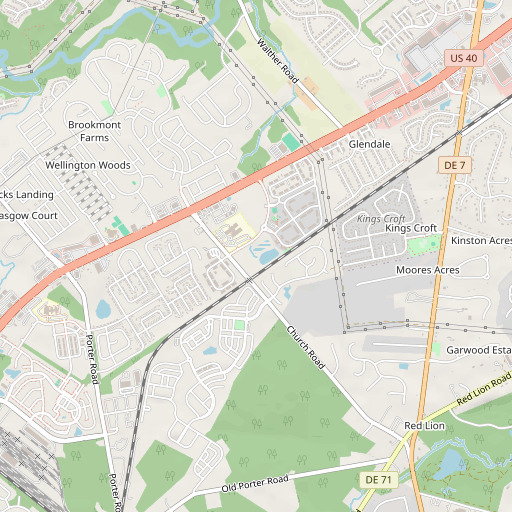 OpenStreetMap map of May B Leasure Elementary School, DE