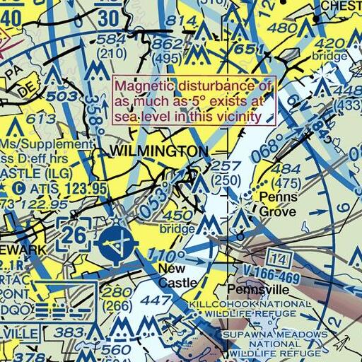 FAA VFR chart of Elbert School, DE