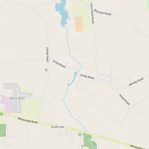 OpenStreetMap map of Ellis Pond, DE