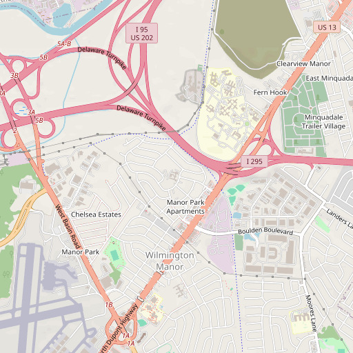 OpenStreetMap map of Farnhurst School, DE