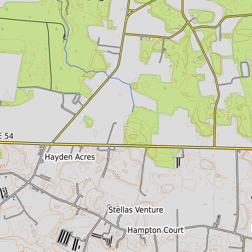 OpenTopoMap map of Figgs Ditch, DE