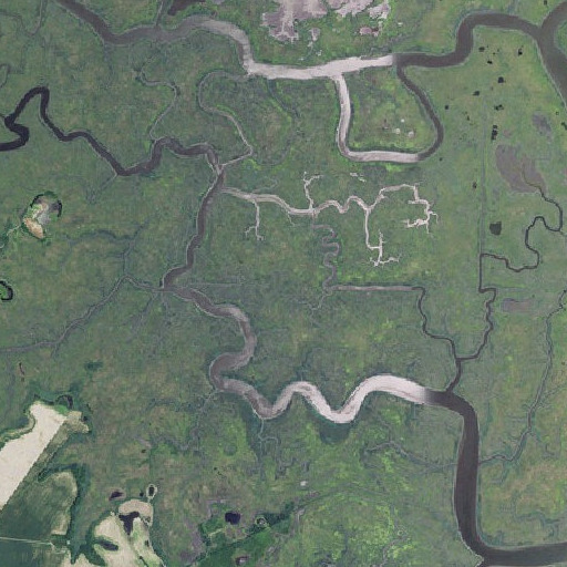 Aerial imagery of Flat Gut, DE
