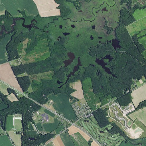 Aerial imagery of Flaxhole Pond, DE