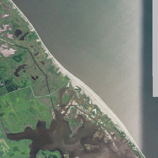 Aerial imagery of Fowler Beach, DE