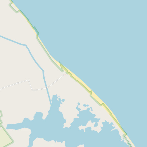 OpenStreetMap map of Fowler Beach, DE