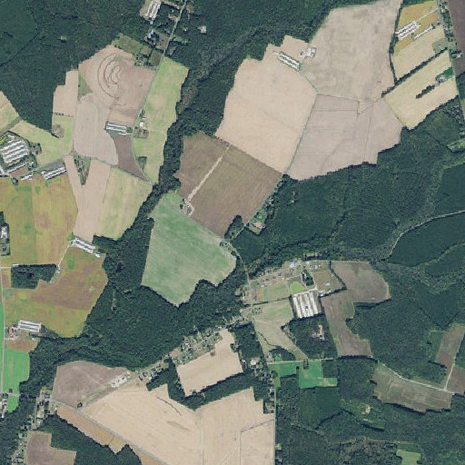 Aerial imagery of Ross Point School, DE