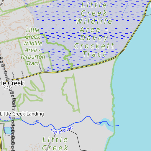 OpenTopoMap map of Taylors Gut, DE