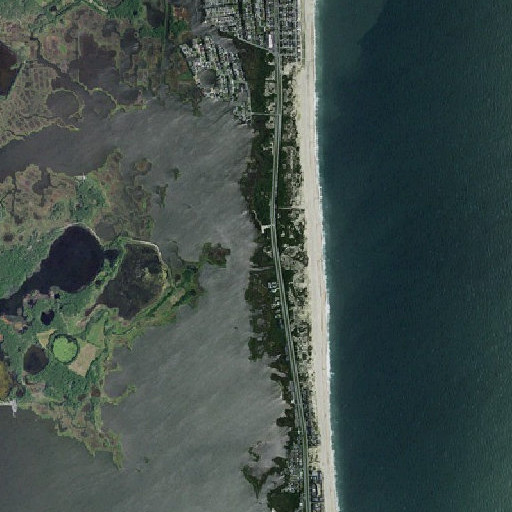 Aerial imagery of The Narrows, DE