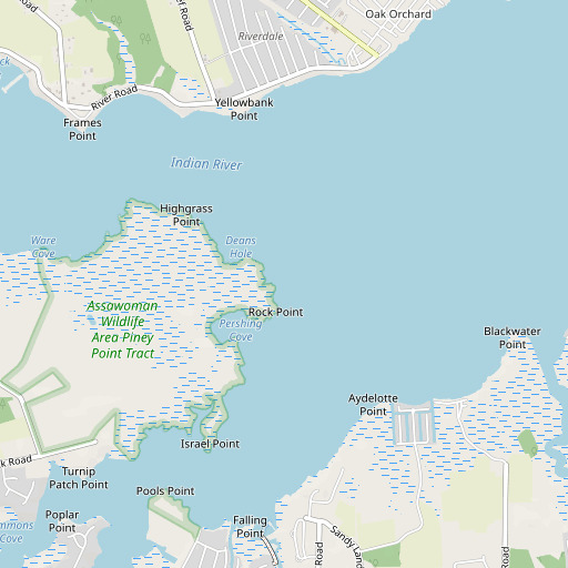 OpenStreetMap map of Three Points, DE