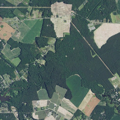Aerial imagery of Tyndall Branch, DE