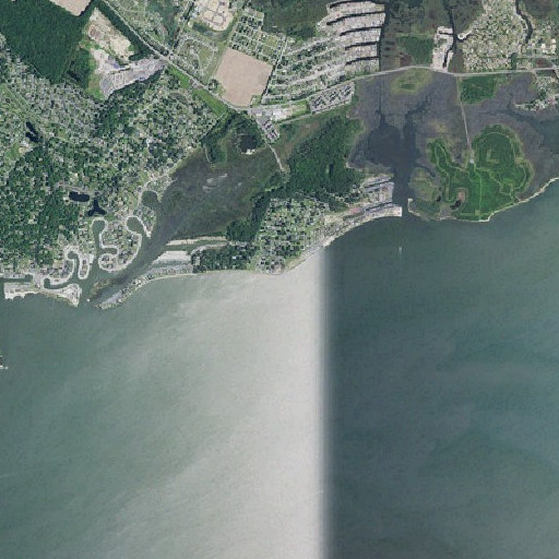 Aerial imagery of White House Point, DE