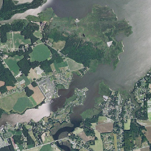 Aerial imagery of Wingate Cove, DE