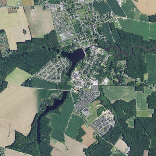Aerial imagery of Milton Junior High School, DE