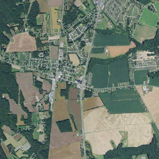 Aerial imagery of Lake Forest High School, DE