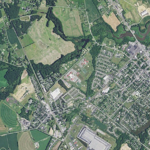 Aerial imagery of Smyrna High School, DE