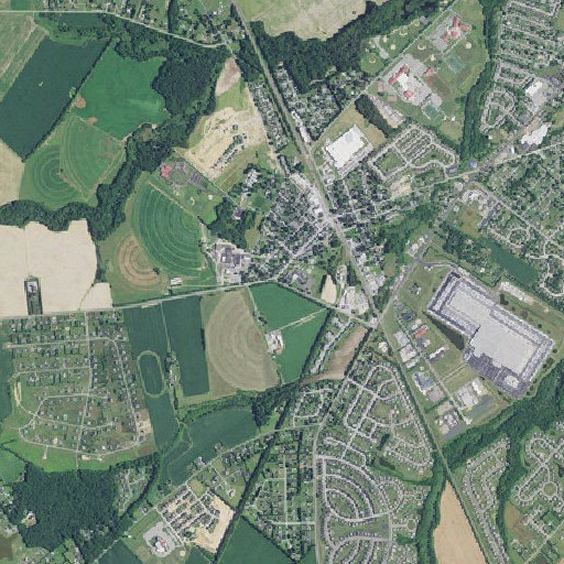 Aerial imagery of Clayton Elementary School, DE