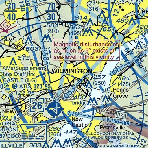FAA VFR chart of Saint Pauls School, DE