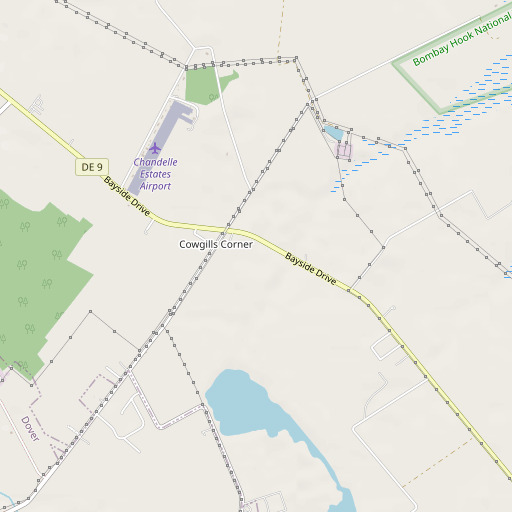 OpenStreetMap map of Octagonal School House, DE
