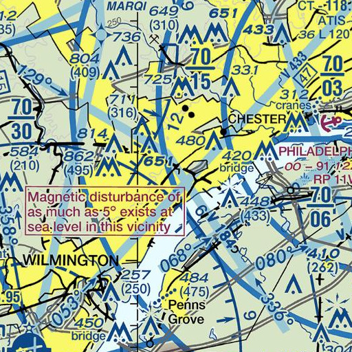 FAA VFR chart of Greentree, DE