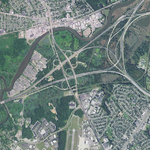 Aerial imagery of Interchange 5, DE