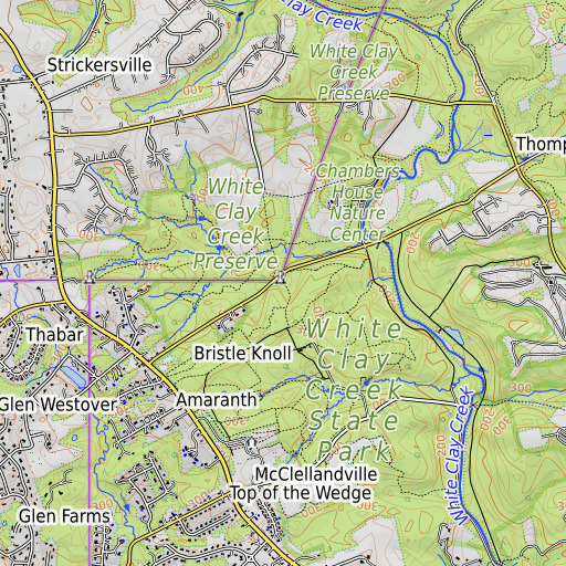OpenTopoMap map of Arc Corner, DE
