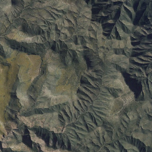 Aerial imagery of Bull Spring Mesa, AZ