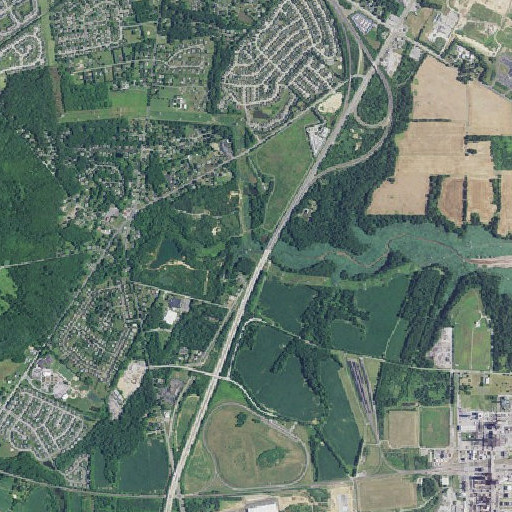 Aerial imagery of Pigeon Run, DE