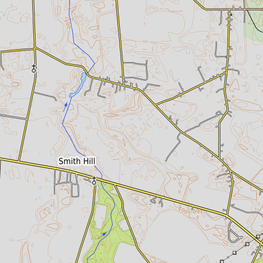 OpenTopoMap map of Delmarva Peninsula, DE