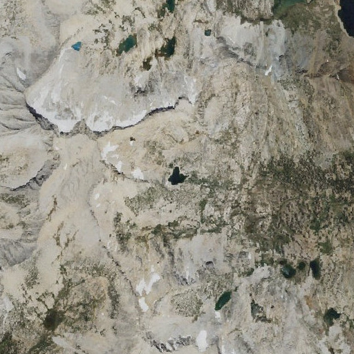 Aerial imagery of Alpine Lake, CA