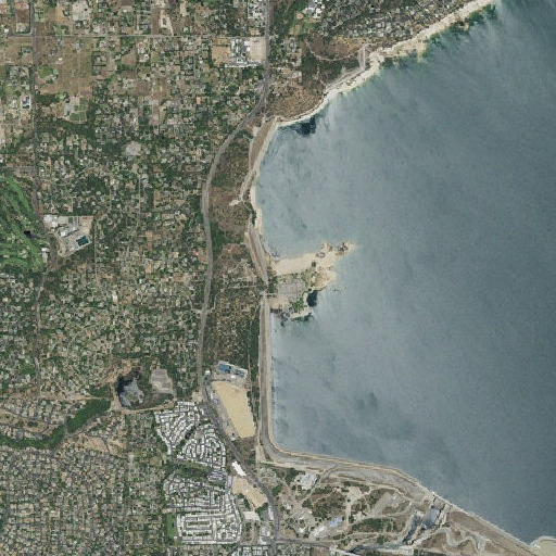 Aerial imagery of Beals Point, CA