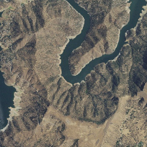 Aerial imagery of Big Bend, CA