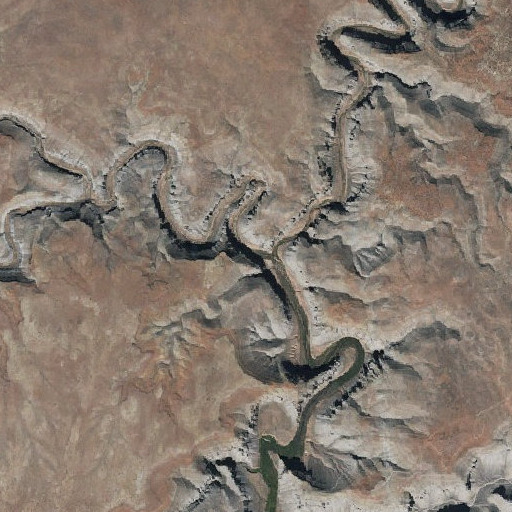 Aerial imagery of Bulrush Wash, AZ