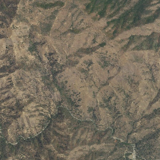 Aerial imagery of Bobs Flat Trail, CA