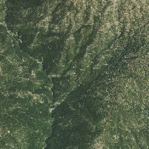 Aerial imagery of Bull Flat, CA