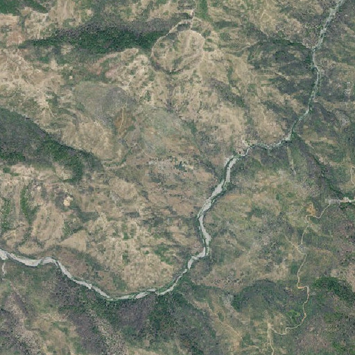 Aerial imagery of Bumphead Glade, CA