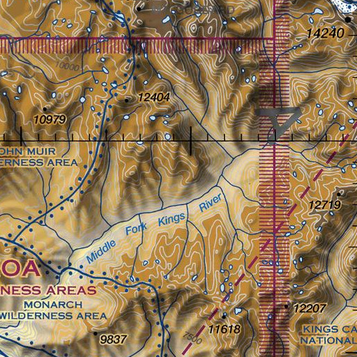FAA VFR chart of Bunchgrass Flat, CA