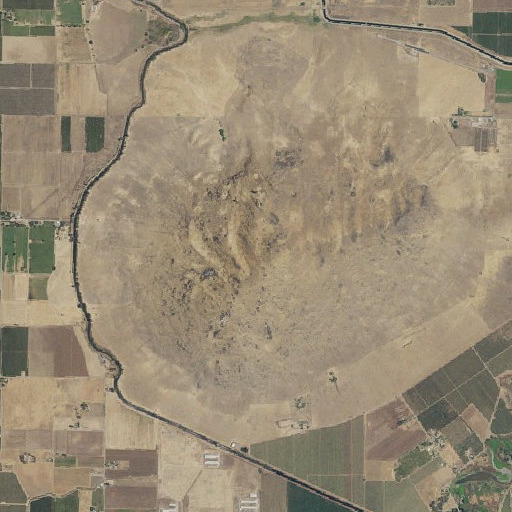 Aerial imagery of Campbell Mountain, CA