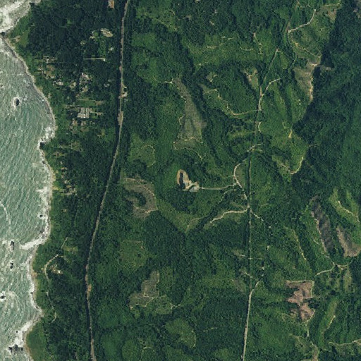 Aerial imagery of Candy Mountain, CA