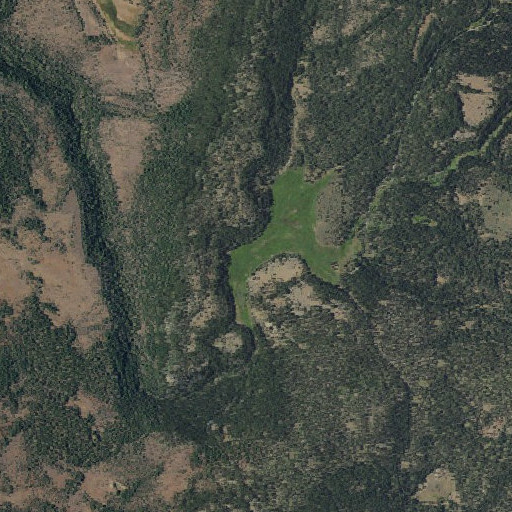 Aerial imagery of Cherry Creek, CA