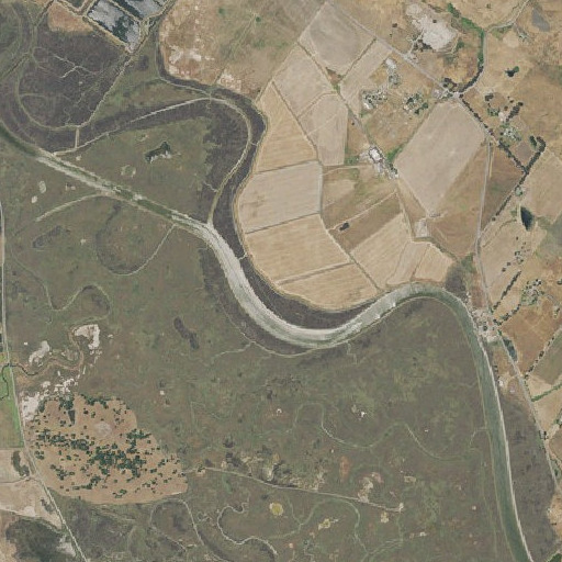 Aerial imagery of Cloudy Bend, CA