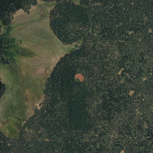 Aerial imagery of Clover Butte, CA