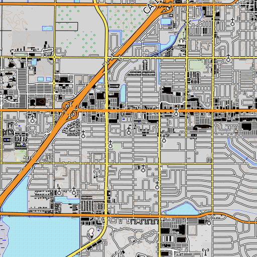 OpenTopoMap map of Clovista S D A School, CA