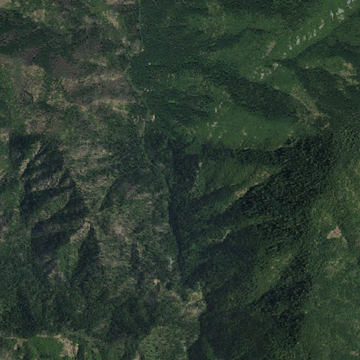 Aerial imagery of Cold Spring, CA