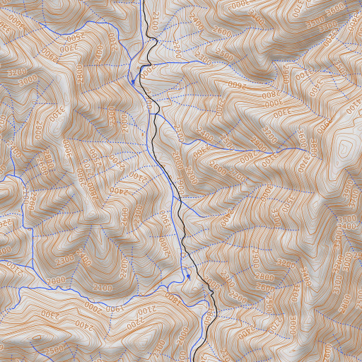 OpenTopoMap map of Cold Spring, CA