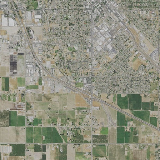Aerial imagery of Cunningham Elementary School, CA